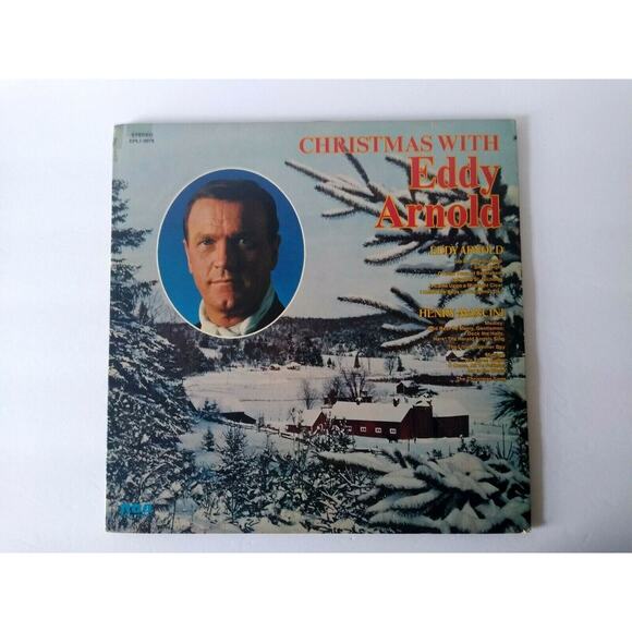 Christmas With Eddy Arnold / X-mas With Henry Mancini Vinyl LP Record Album 1974 - Picture 3 of 5